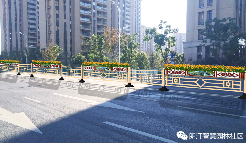 水墨丹青藝術(shù)花箱