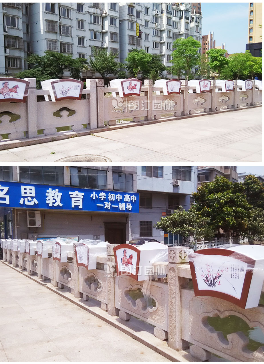 橋梁水泥護欄綠化花箱