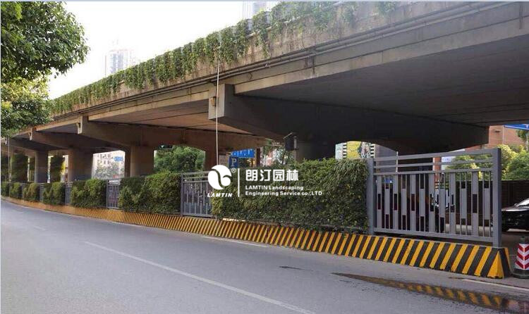 高架橋橋墩綠化案例