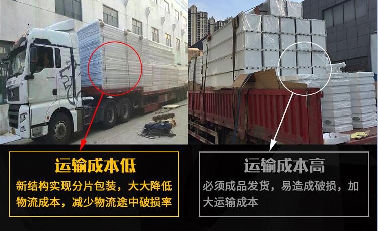 全新蝴蝶榫結構花箱降低運輸成本