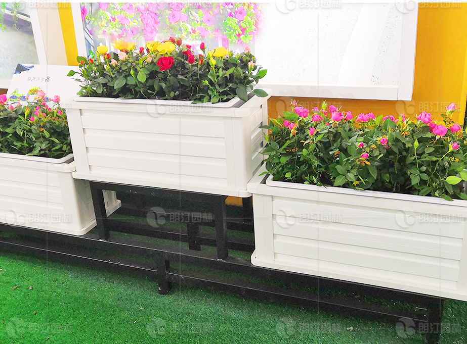 品字形花箱使用場(chǎng)景案例圖