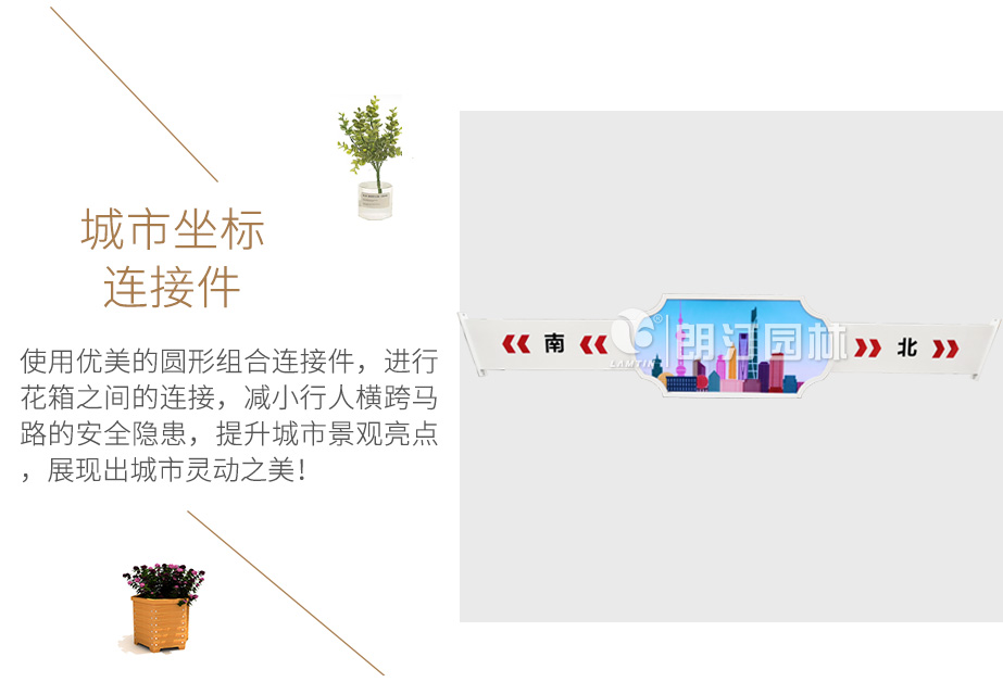 花箱城市坐標(biāo)鏈接件