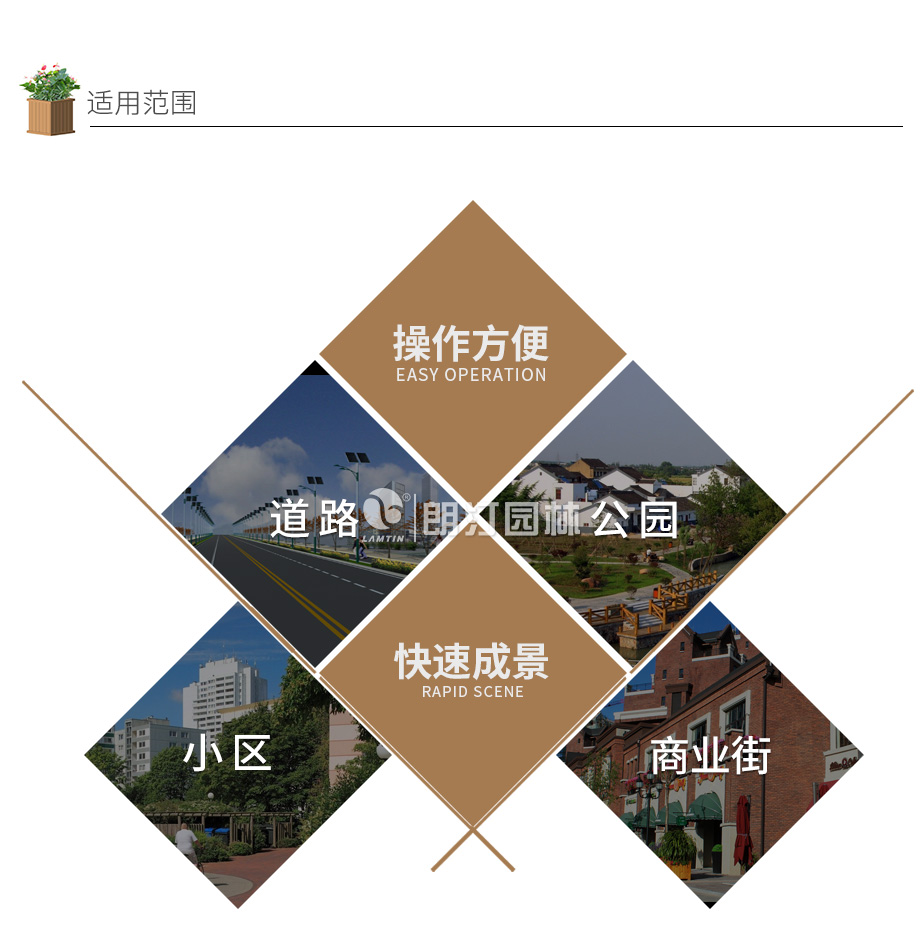 朗汀鋁合金花箱使用場景