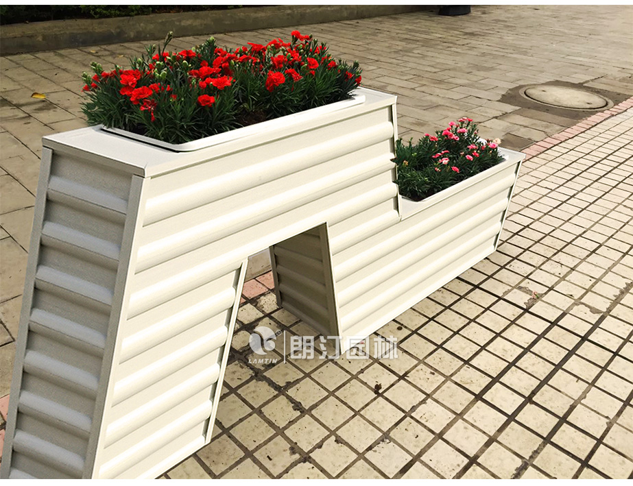 鋁合金高跟鞋花箱人行道綠化