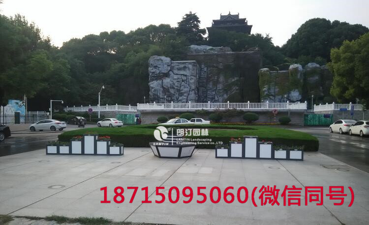 書香門第廣場綠化花箱