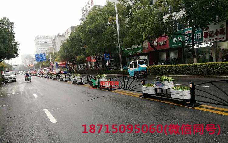 朗汀園林道路景觀花箱打造巢湖生態(tài)家園建設