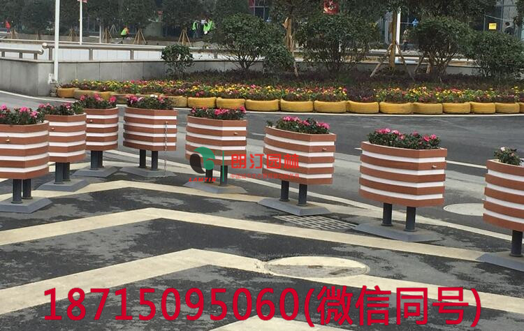 PVC弧形藝術(shù)花箱