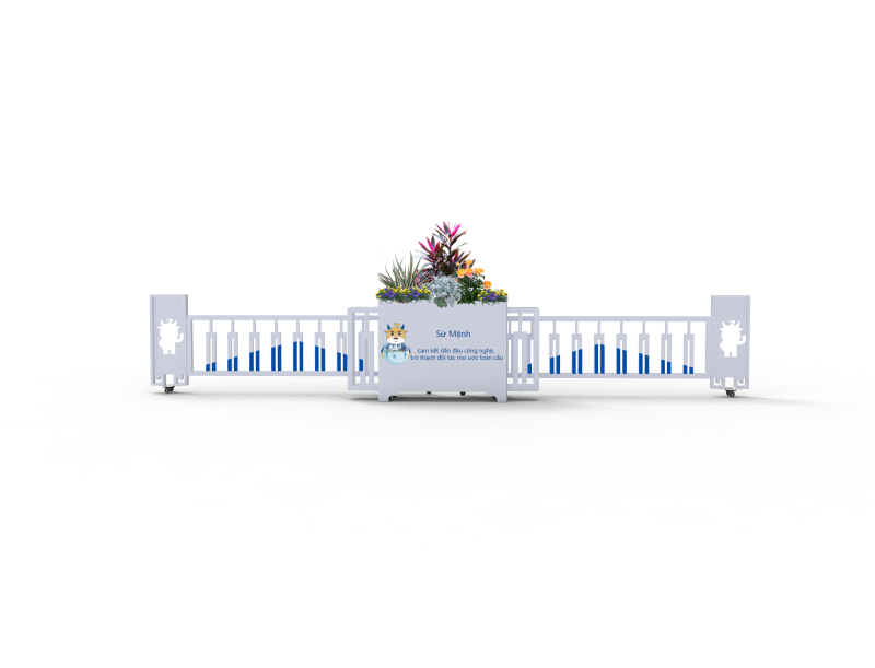 出口越南收縮護欄花箱