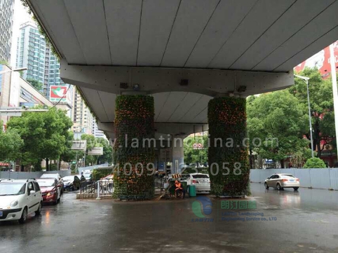 高架橋綠化花盆