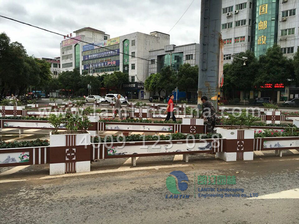 中國(guó)夢(mèng)組合花箱